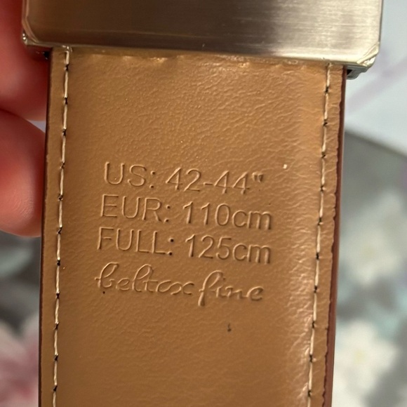 fine Men Belt Genuine Leather with Anti-scratch Buckle Casual Strap - Picture 7 of 8